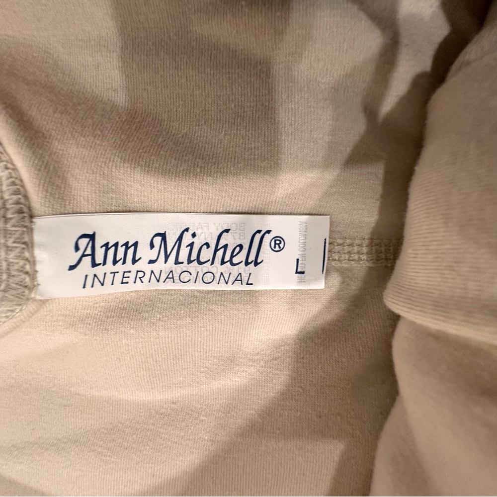 Ann Michell 1041 Titi High Compression Knee Length Shapewear Beige Size L - NWT - Picture 4 of 10